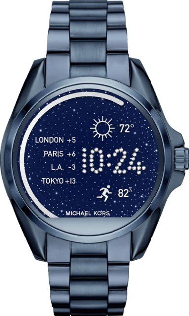 michael kors michael kors blue bradshaw watch|Michael Kors access smartwatch bradshaw.